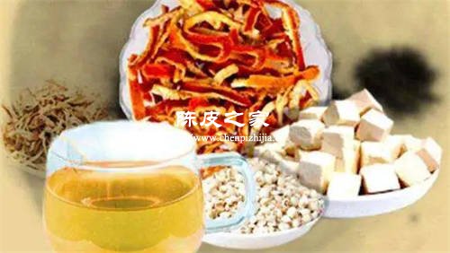 茯苓能和陳皮一起泡水喝嗎