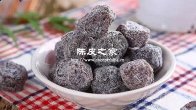 新會陳皮能加話梅泡水喝嗎