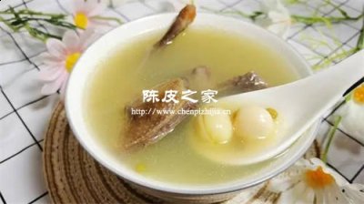 綠豆陳皮鴿湯的功效和作用