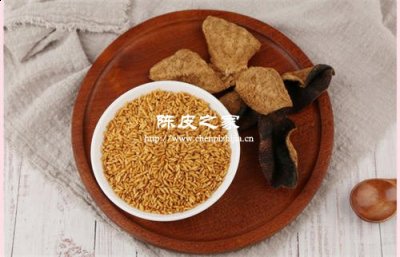 陳皮炒米茶的做法和功效