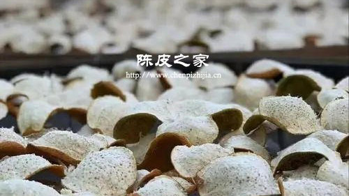 南坦陳皮晾曬示意圖