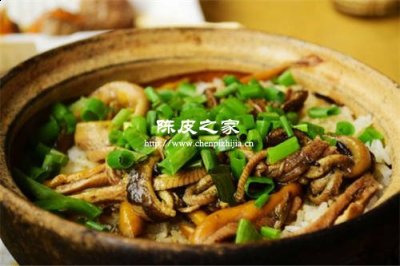 陳皮黃鱔飯的做法與功效