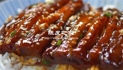 蒲燒陳皮茄子的做法和功效