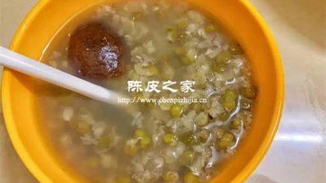 陳皮可以和綠豆一起煮水嗎