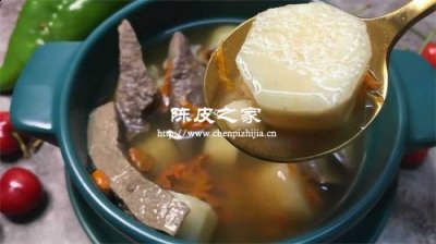 陳皮和山藥煮水后能吃掉嗎