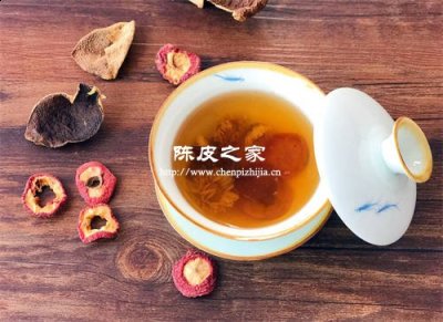 菊花山楂陳皮泡水喝的功效