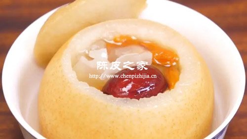 冰糖雪梨銀耳貝母可以與陳皮一起煮嗎