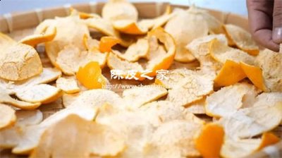 自己曬得橘子皮上有保鮮劑農藥可以沏水嗎