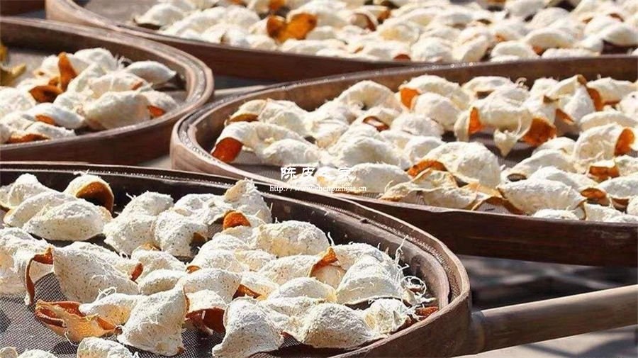 新會陳皮直接晾曬