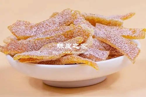 鹽津陳皮條的制作方法