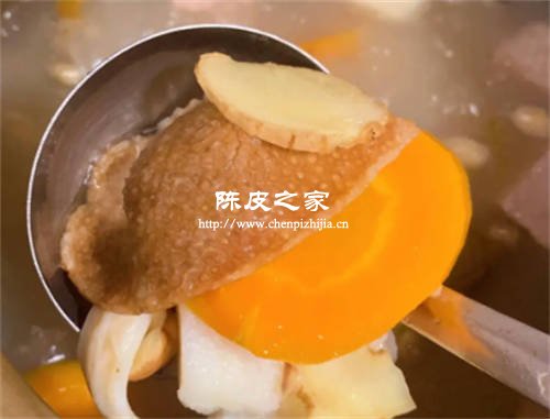 用陳皮燉湯什么時候放陳皮好