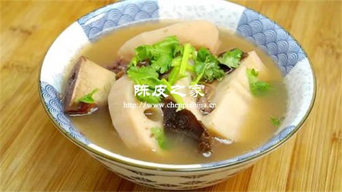 陳皮白蘿卜藕煮水跟消炎藥能一起吃嗎