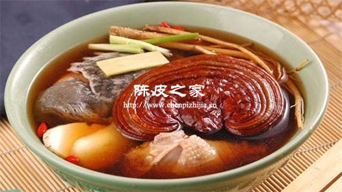 靈芝加陳皮煲湯有什么作用