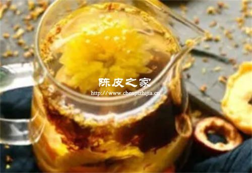 菊花能和陳皮一起泡水喝嗎
