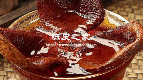 新會陳皮泡開了為什么有白色沉淀物