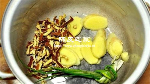 陳皮和生姜泡水喝有什么功效和作用
