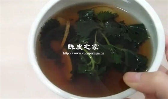 陳皮紫蘇姜雞蛋煮水喝功效是什么