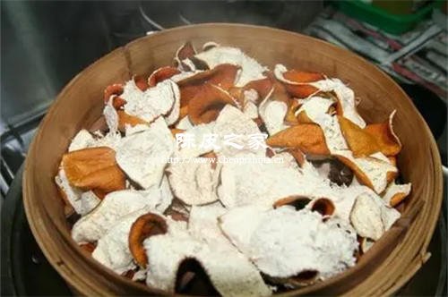 三蒸三曬的陳皮存放多久能入藥