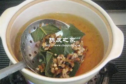 陳皮和枇杷花煮水喝的功效和作用