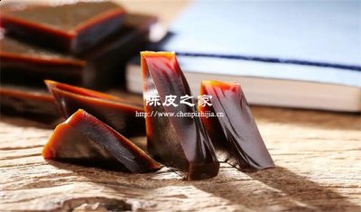 阿膠可以同陳皮一起吃嗎功效