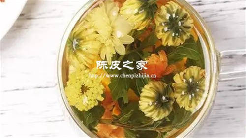 陳皮和甘草可以放菊花一起泡嗎