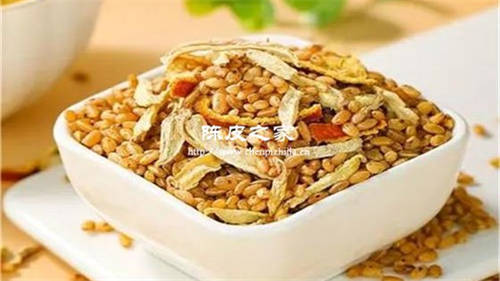 陳皮姜絲炒米泡茶有什么好處