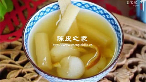 甘蔗陳皮一起泡水