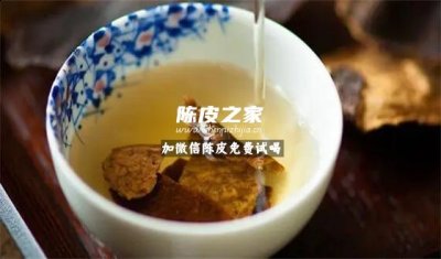 常喝陳皮水有什么好處和壞處