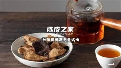 陳皮水沖雞蛋花有什么作用