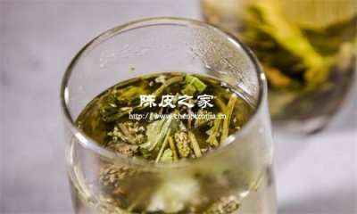 咽喉疼可以喝車前草加陳皮嗎