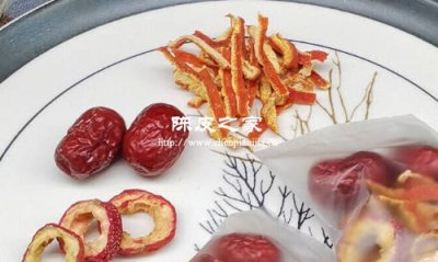 陳皮紅棗泡水的功效