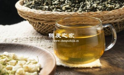 陳皮和茉莉花茶泡水喝的功效