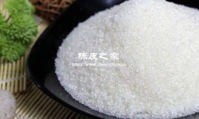 陳皮和白糖泡水喝功效