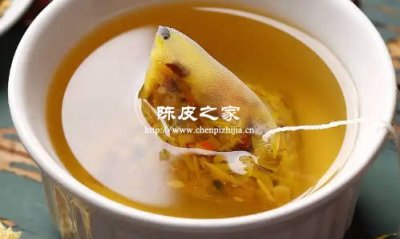 陳皮菊花甘草泡水喝的功效