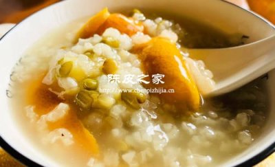 陳皮粥要泡水刮白色的瓢嗎