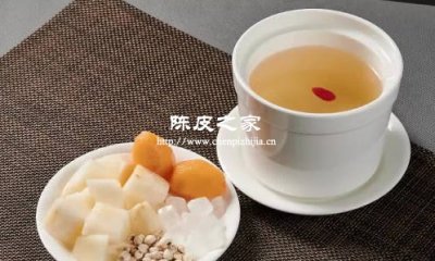 川貝陳皮燉雪梨的功效禁忌