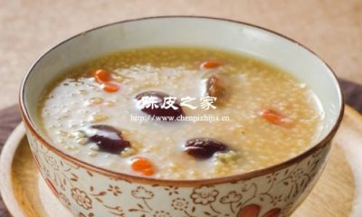 陳皮紅棗小米粥的功效與禁忌