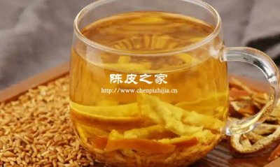 炒米加陳皮煮水可以天天喝嗎