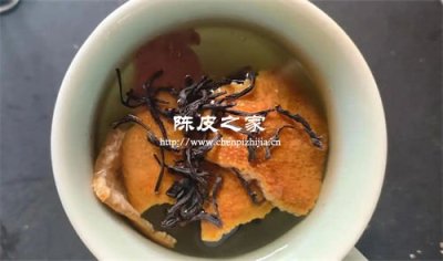 陳皮紅茶泡水喝的正確方法