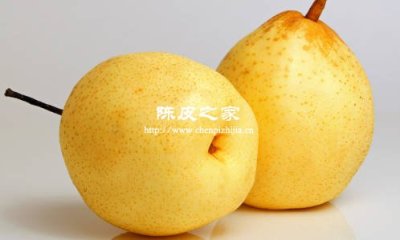 陳皮和梨子一起熬有什么作用