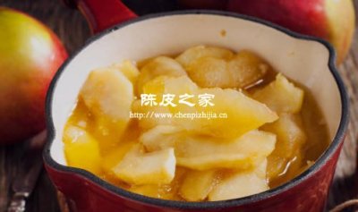 陳皮加蘋果煲水喝有什么用