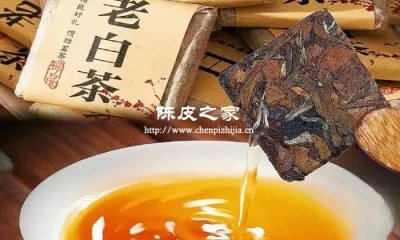 陳皮和老白茶一起煮的功效