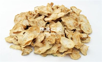 陳皮和干姜片泡水喝的功效