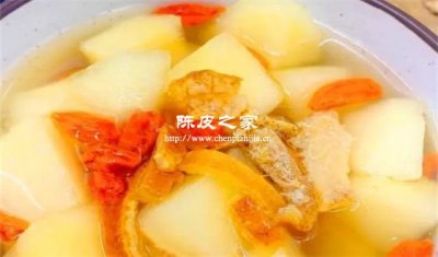 陳皮和蘋果能一起煮水喝嗎
