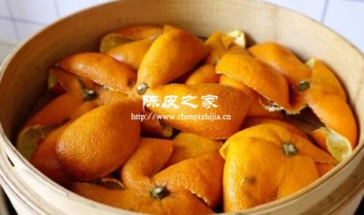 陳皮是否需上柜蒸制之后再曬干的