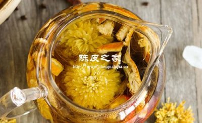 春季喝陳皮菊花茶功效與作用
