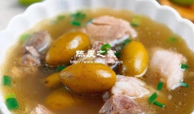 橄欖陳皮煲山藥的功效與禁忌