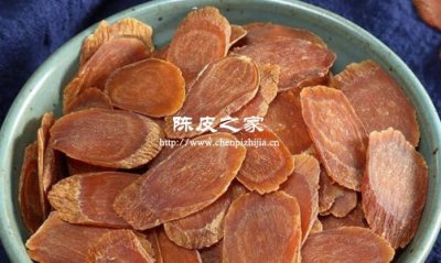 吃紅參能喝陳皮普洱冰茶嗎