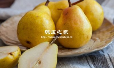 煮冰糖雪梨能不能放陳皮