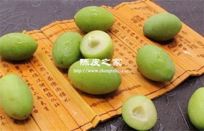 青橄欖和陳皮燉瘦肉湯的功效